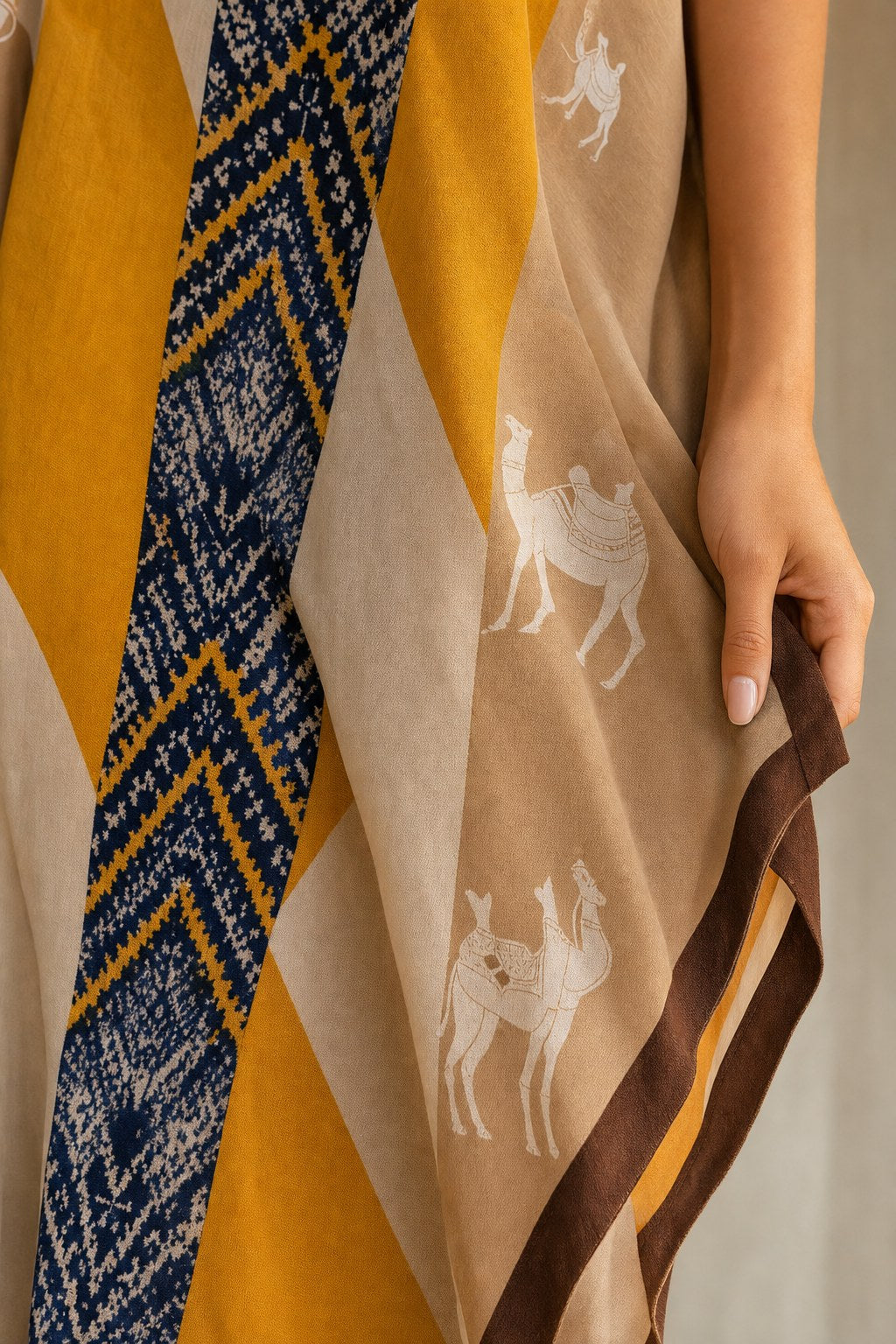 Desert Gold Kaftan — A.M Summertime resort kaftan