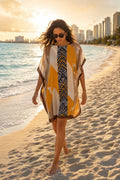 Desert Gold Kaftan — A.M Summertime resort kaftan
